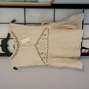 Tank Top Ruffle Waist Muslin